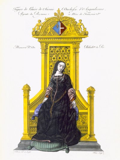 Figure of Louise de Savoie by French School